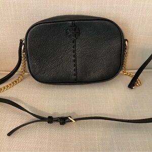 Tory Burch Black Leather Crossbody Bag